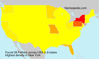 Surname Fethers in USA Surname Fethers in USA