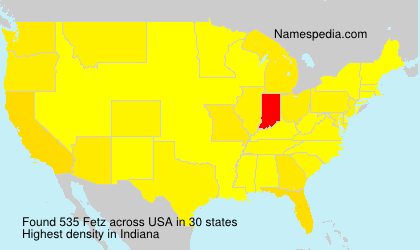 Surname Fetz in USA Surname Fetz in USA
