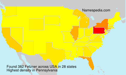 Surname Fetzner in USA Surname Fetzner in USA