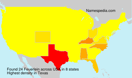 Surname Feuerlein in USA Surname Feuerlein in USA