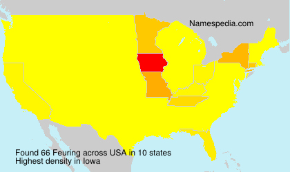 Surname Feuring in USA Surname Feuring in USA