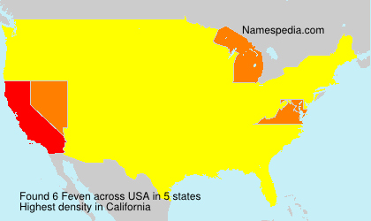 Surname Feven in USA Surname Feven in USA