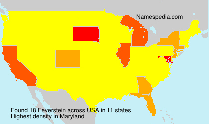 Surname Feverstein in USA Surname Feverstein in USA