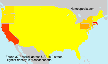 Surname Fewtrell in USA Surname Fewtrell in USA