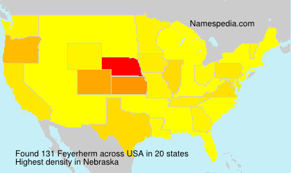 Surname Feyerherm in USA Surname Feyerherm in USA