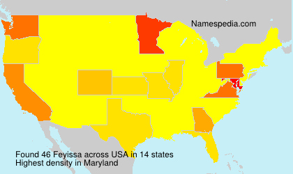 Surname Feyissa in USA Surname Feyissa in USA