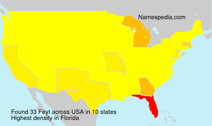 Surname Feyt in USA Surname Feyt in USA