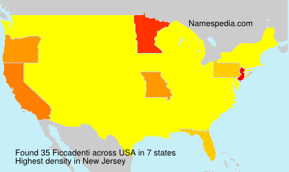 Surname Ficcadenti in USA Surname Ficcadenti in USA
