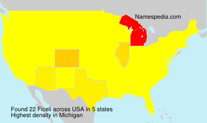 Surname Ficeli in USA Surname Ficeli in USA