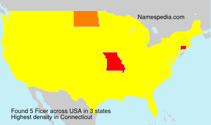 Surname Ficer in USA Surname Ficer in USA