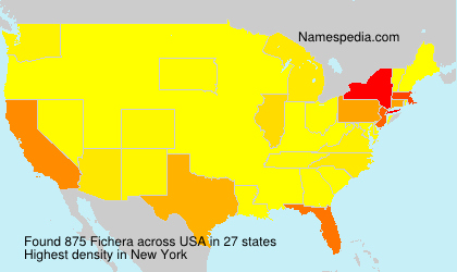 Surname Fichera in USA Surname Fichera in USA