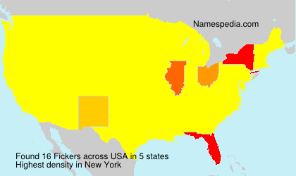 Surname Fickers in USA Surname Fickers in USA