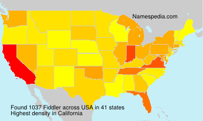 Surname Fiddler in USA Surname Fiddler in USA