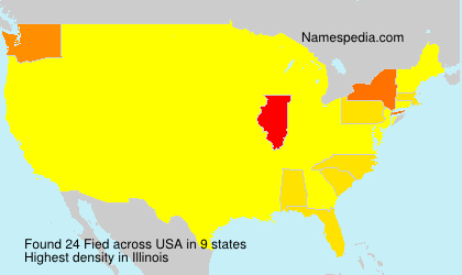 Surname Fied in USA Surname Fied in USA