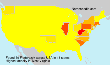 Surname Fiedorczyk in USA Surname Fiedorczyk in USA