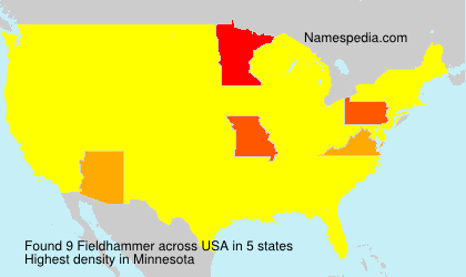 Surname Fieldhammer in USA Surname Fieldhammer in USA