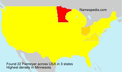 Surname Fiemeyer in USA Surname Fiemeyer in USA