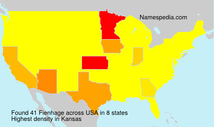 Surname Fienhage in USA Surname Fienhage in USA