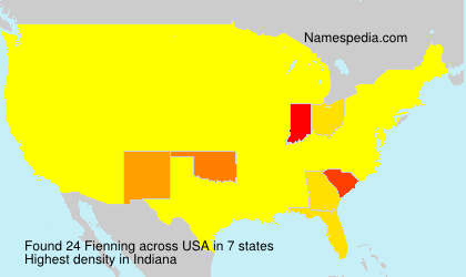 Surname Fienning in USA Surname Fienning in USA