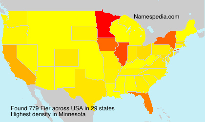 Surname Fier in USA Surname Fier in USA