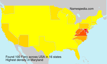 Surname Fiery in USA Surname Fiery in USA