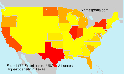 Surname Fiesel in USA Surname Fiesel in USA