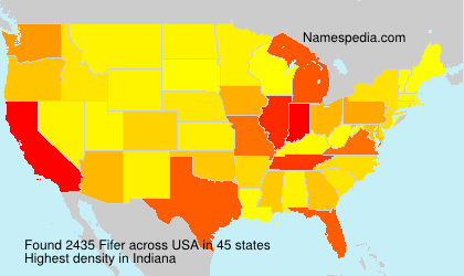 Surname Fifer in USA Surname Fifer in USA