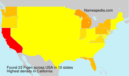 Surname Figen in USA Surname Figen in USA