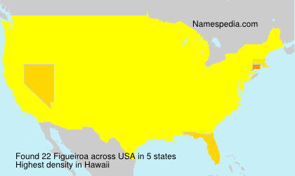 Surname Figueiroa in USA