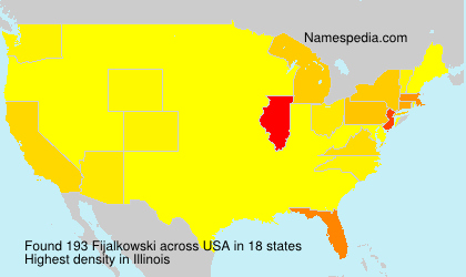 Surname Fijalkowski in USA Surname Fijalkowski in USA