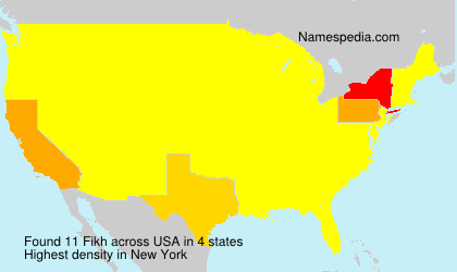 Surname Fikh in USA Surname Fikh in USA