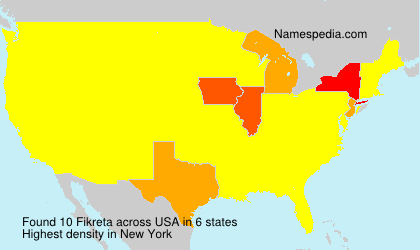 Surname Fikreta in USA Surname Fikreta in USA