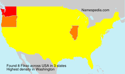 Surname Fikso in USA Surname Fikso in USA