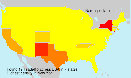Surname Filadelfio in USA Surname Filadelfio in USA