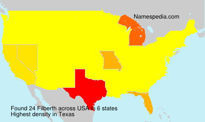 Surname Filberth in USA Surname Filberth in USA
