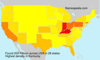 Surname Filburn in USA Surname Filburn in USA