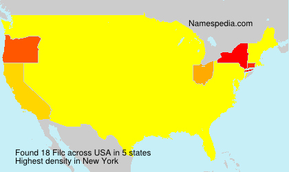 Surname Filc in USA Surname Filc in USA