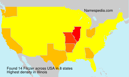 Surname Filczer in USA Surname Filczer in USA