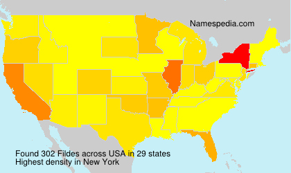 Surname Fildes in USA Surname Fildes in USA