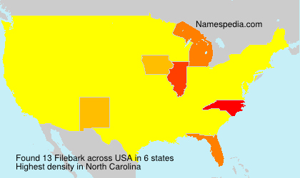 Surname Filebark in USA Surname Filebark in USA