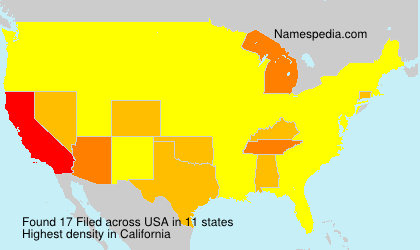 Surname Filed in USA Surname Filed in USA