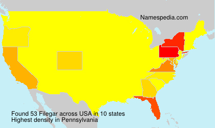 Surname Filegar in USA Surname Filegar in USA
