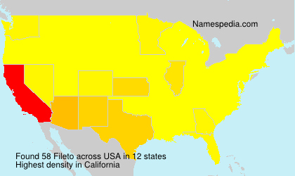 Surname Fileto in USA Surname Fileto in USA