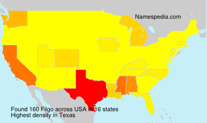 Surname Filgo in USA Surname Filgo in USA