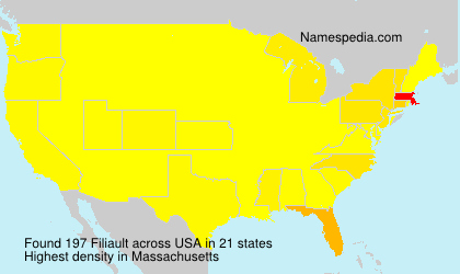 Surname Filiault in USA Surname Filiault in USA