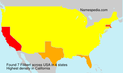 Surname Filibert in USA