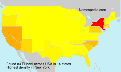 Surname Filiberti in USA Surname Filiberti in USA