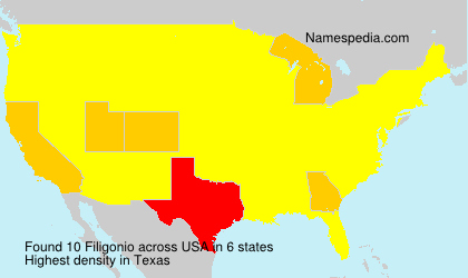Surname Filigonio in USA Surname Filigonio in USA