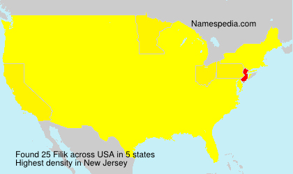Surname Filik in USA Surname Filik in USA