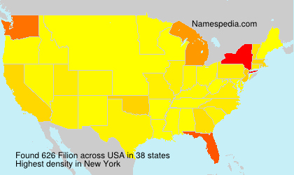 Surname Filion in USA Surname Filion in USA